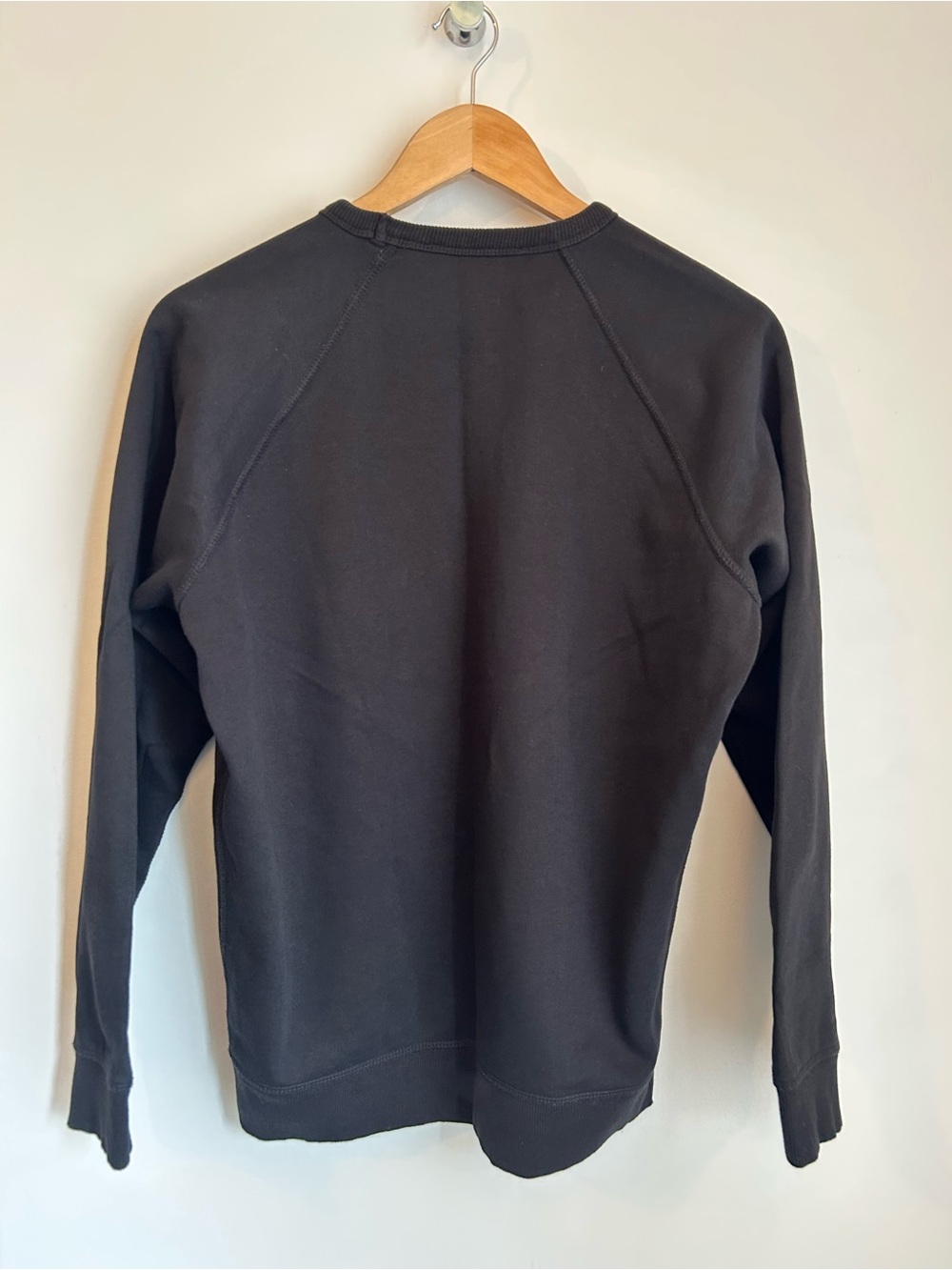 Diesel Only The Brave Mohawk Logo Crewneck Sweatshirt Black Red Men's Small S - Picture 2 of 10